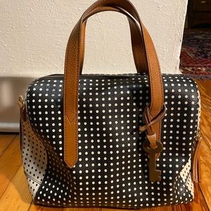 FOSSIL Polka Dot “Rachel satchel”